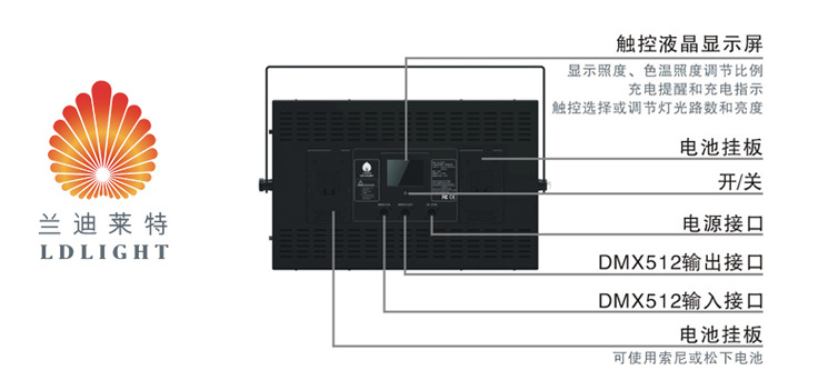 广播级LED影视灯LD-1500C