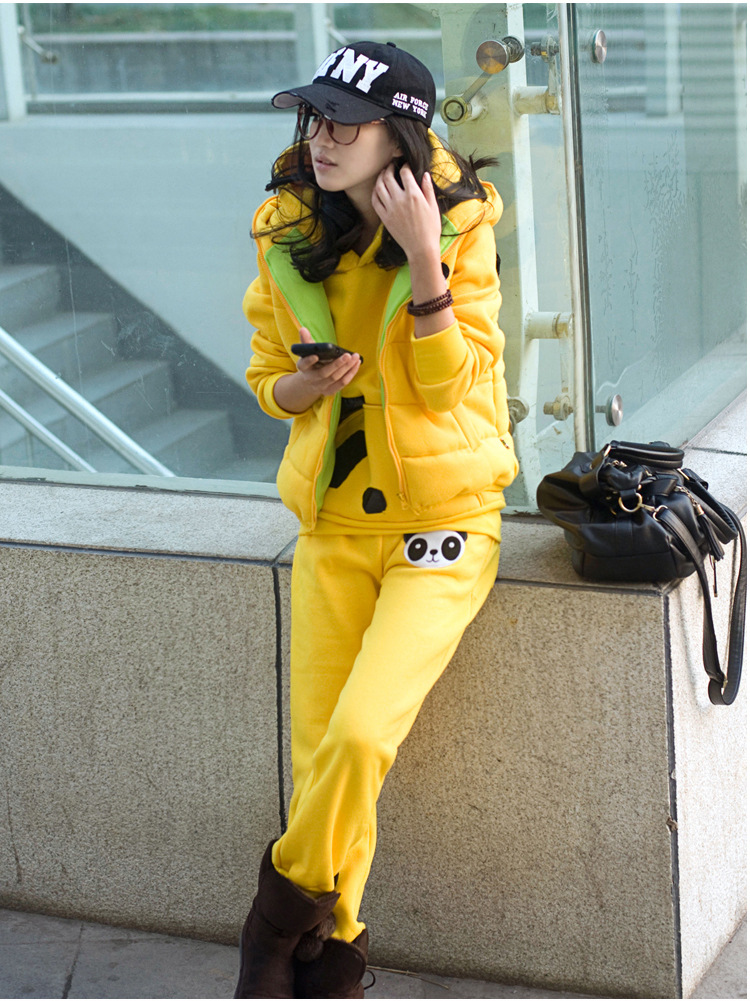 【秋冬款 <em>卫衣</em>三件套<em>女卫衣韩版</em>厚女装加厚女