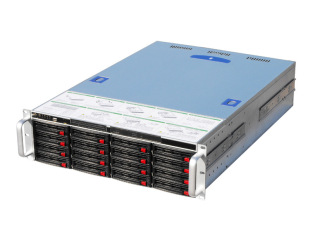 工控电脑产品-16盘位3U热插拔机箱,NVR磁盘阵