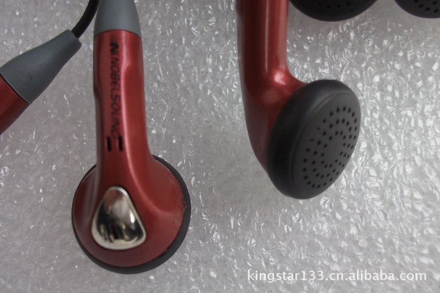 【库存红色耳机 随身听耳机 MP3耳机 音量大