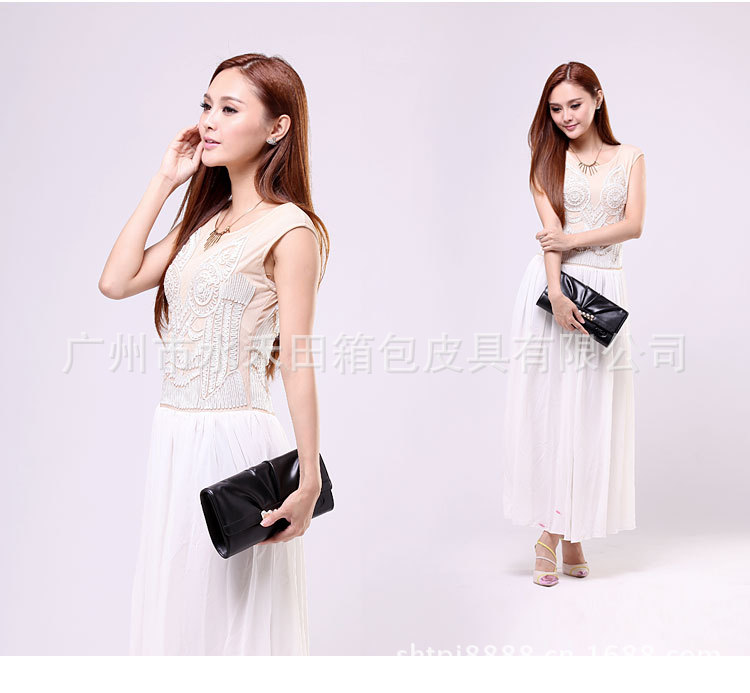 【<em>水禾田</em>2013新款奢华潮流晚真皮<em>女包</em> 晚装包