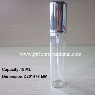 15ml 卡口香水喷雾瓶 香水喷雾器 香水瓶 玻璃瓶