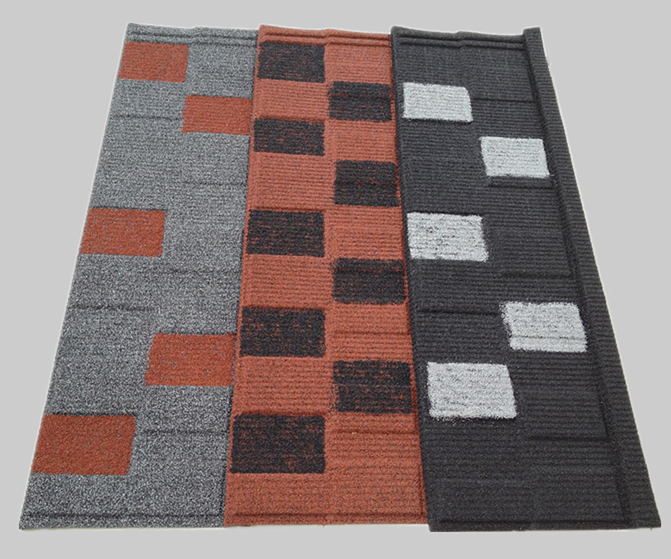 高强度、经久耐用彩石金属瓦政泰厂家专业生产