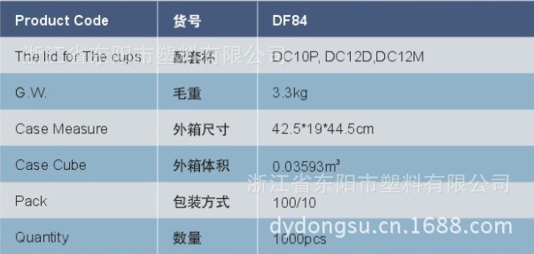 DF84 规格简介