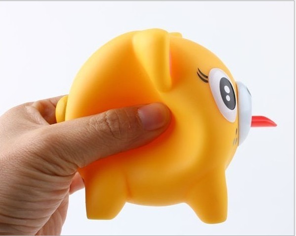 玩具配件-热卖新款吐舌头发音公仔BB叫 滑稽可