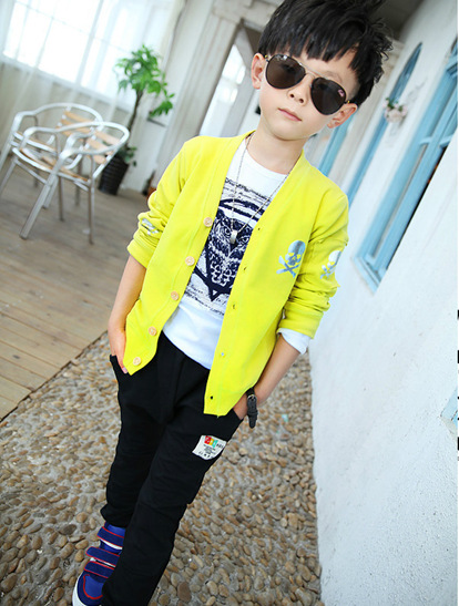 【88宝贝 童装 男童<em>儿童薄外套</em>骷髅<em>开衫</em> 韩版外