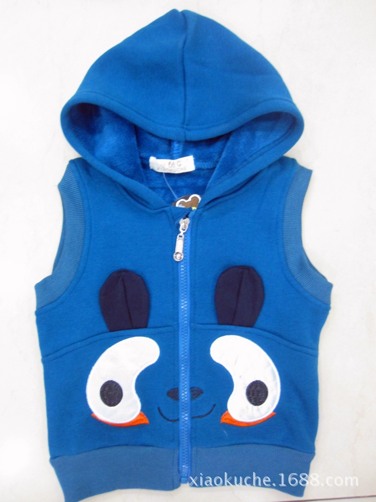 秋冬不倒绒<em>马甲</em> 拉链男童<em>马甲</em> 加绒<em>儿童马甲</em>背