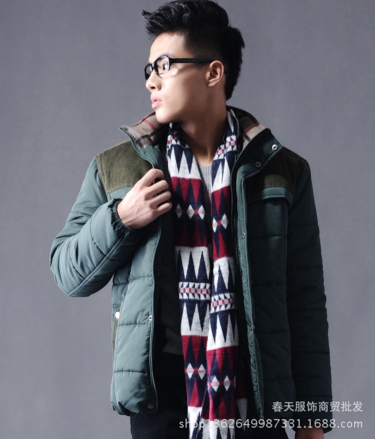 2013新款冬装<em>加厚</em>棉衣 <em>男式</em>韩版立领<em>外套</em> 男装