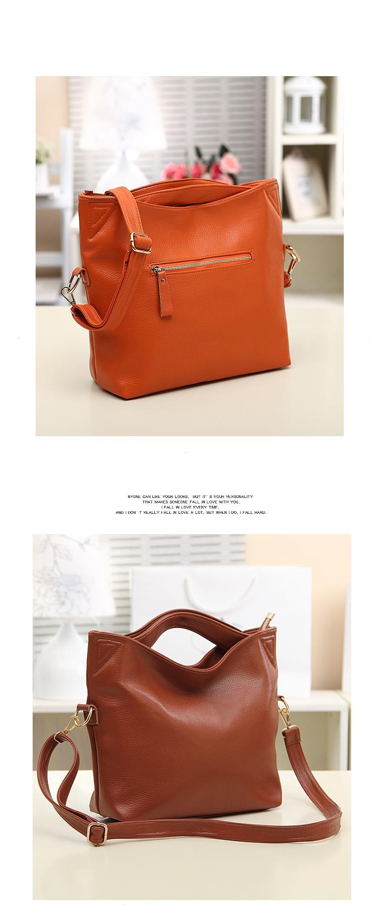 新款韓版  時尚休閒 單肩手提斜跨包袋女士包 (32)