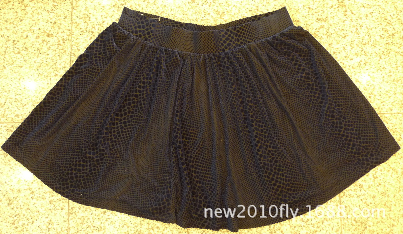 外贸库存尾货原单秋<em>冬季</em>女装双层女士半身裙女