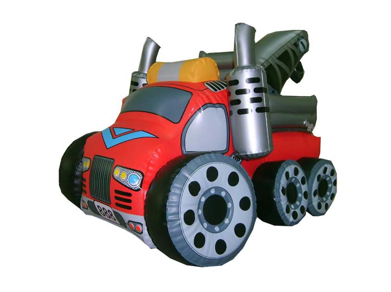 【宝马儿童充气车 带轮子充气玩具 大型充气汽