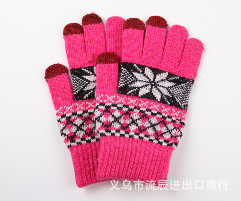 【兔毛触摸屏手套 触点屏功能手套一件发 淘宝