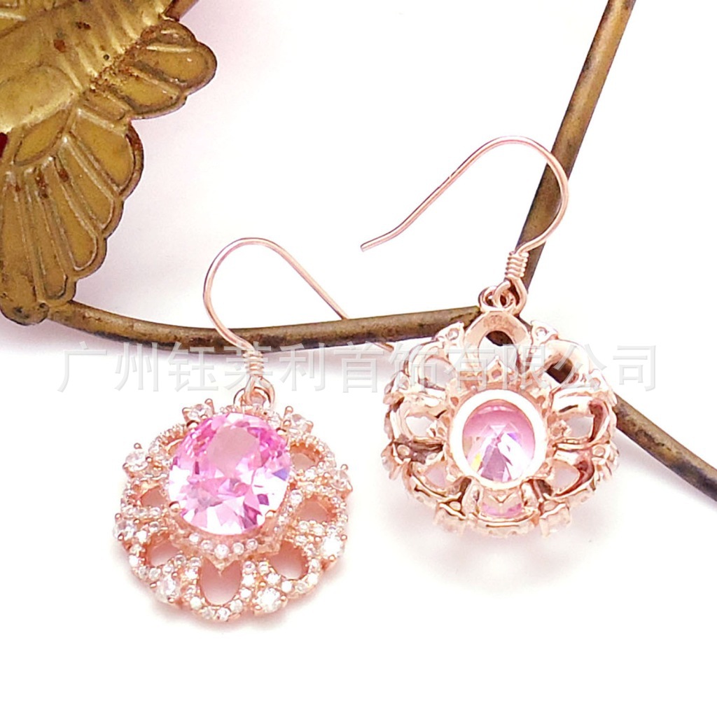 批发采购首饰套装-925纯银套装 宝石锆石奥宝