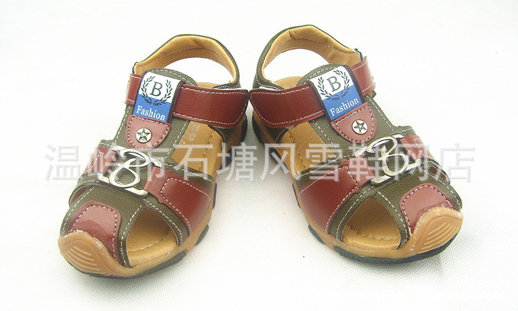 男童包頭軟底兒童涼鞋