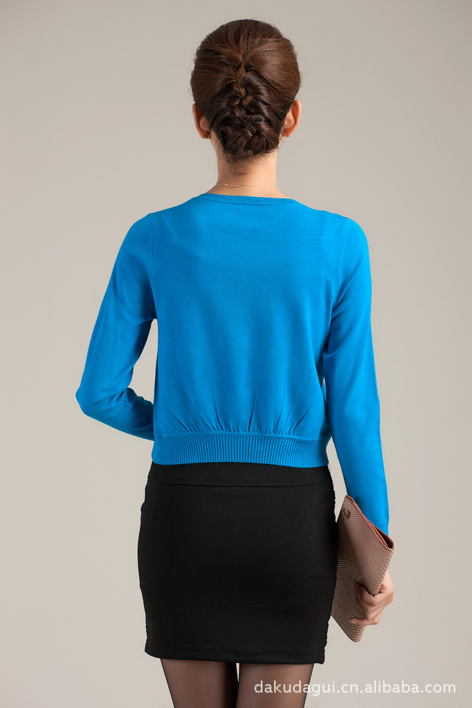 【代购哥弟专柜正品<em>女士</em>毛衣 春装<em>开衫</em>短<em>外套</em>