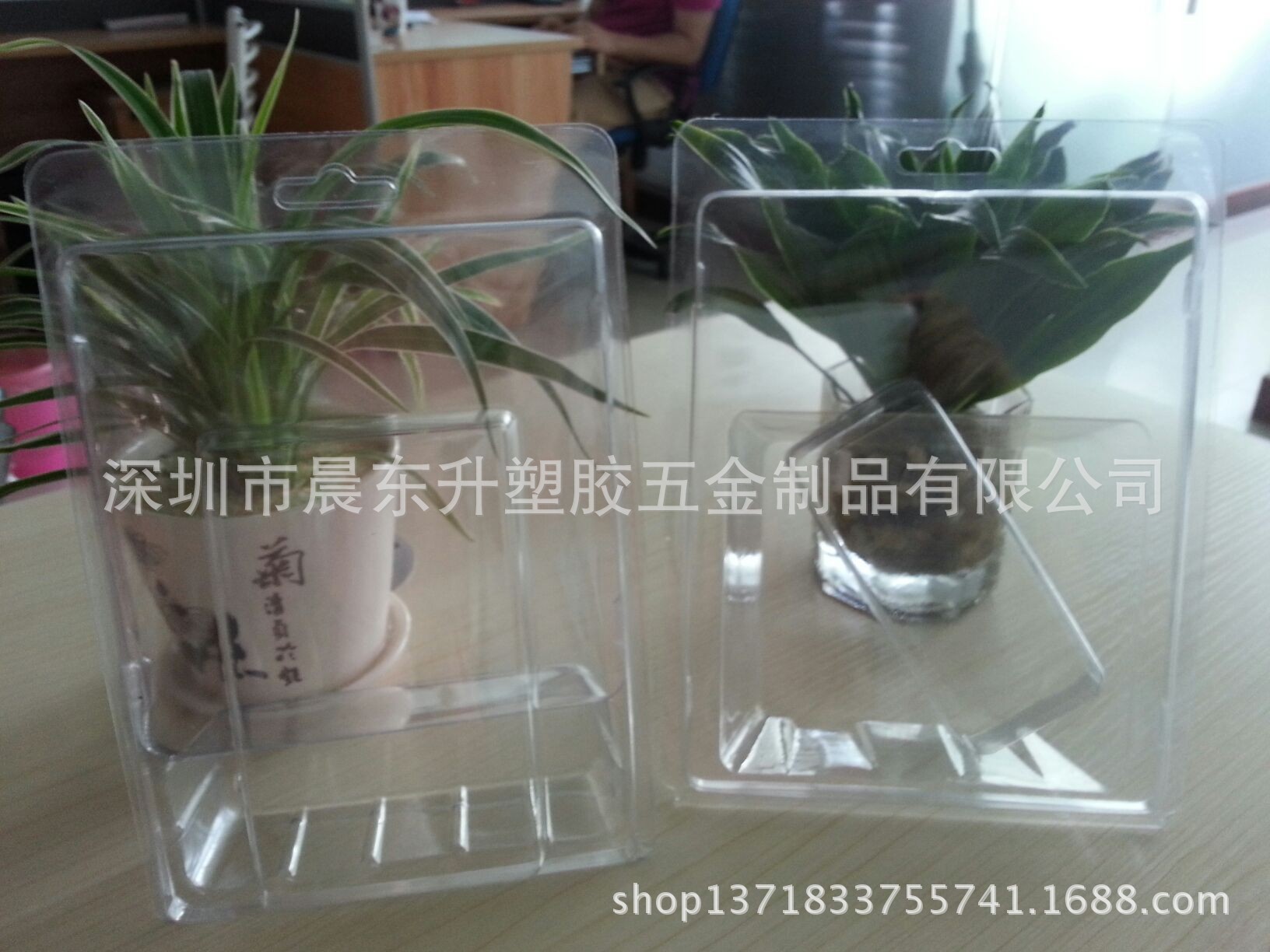 PVC透明对折吸塑