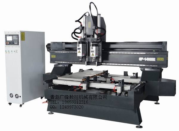 双头气动换刀台板机修改