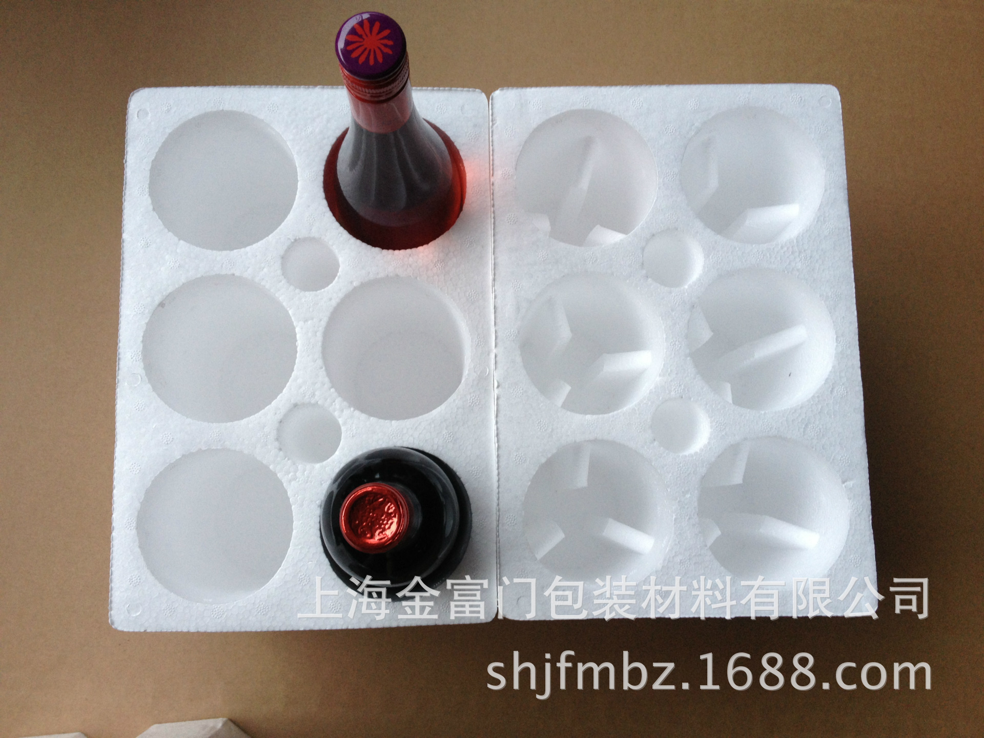 【常规红酒泡沫包装 泡沫箱 泡沫盒 红酒运输包