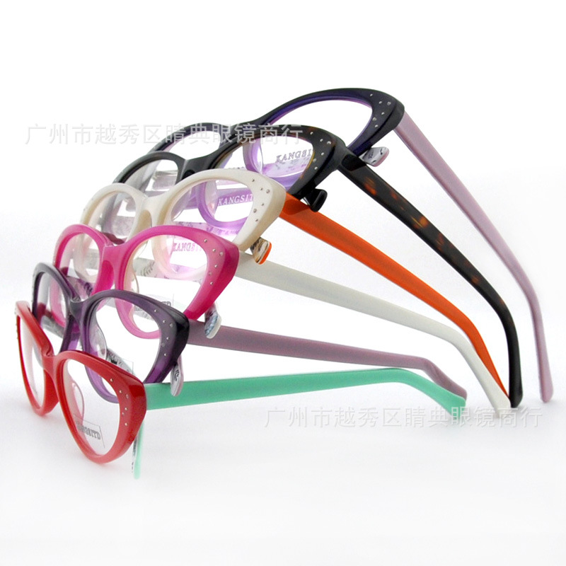 广州眼镜批发 K8903进口板材眼镜架时尚眼镜