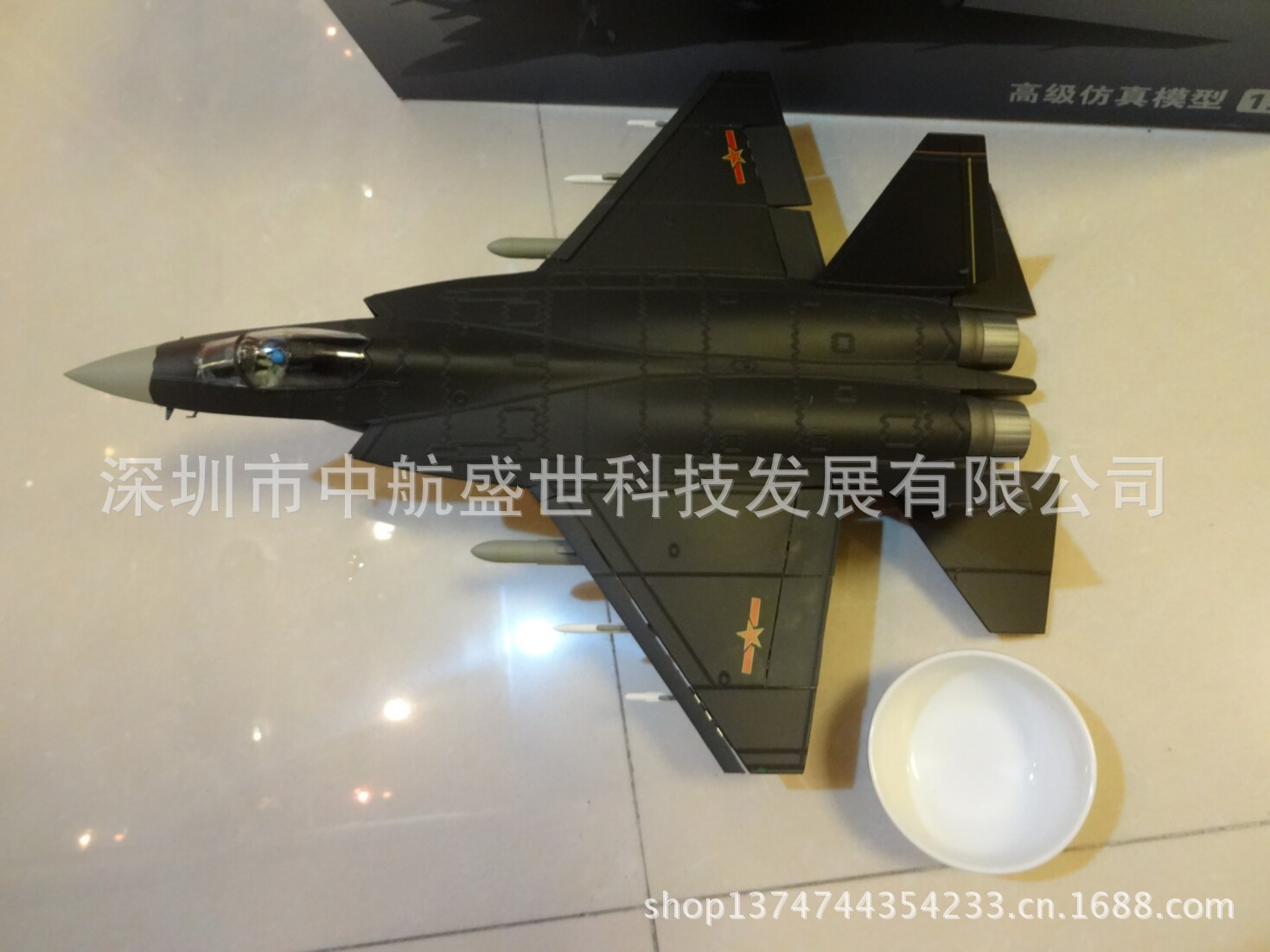 【歼31合金飞机模型 1:36歼31战斗机模型 歼3