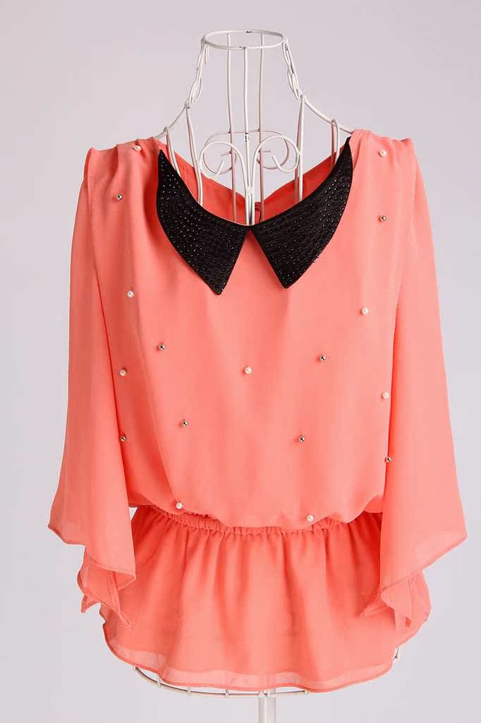 【品牌女装加工定制 女装加工订单 不规则雪纺