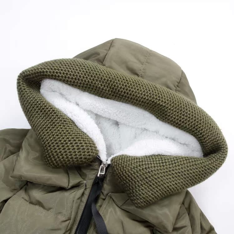 軍工裝短款羽絨衣