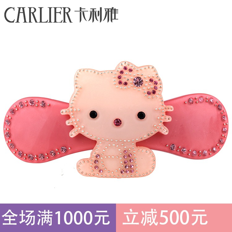 廠傢供應 卡利雅新款韓版韓風hello kitty時尚兒童發夾頂夾 批發工廠,批發,進口,代購