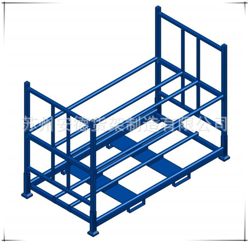 苏州厂家供应出口可折叠可堆垛汽车轮胎周转货架 轮胎存放货架