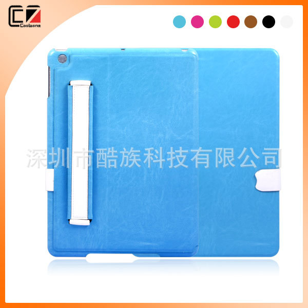 Portable leather case for iPad