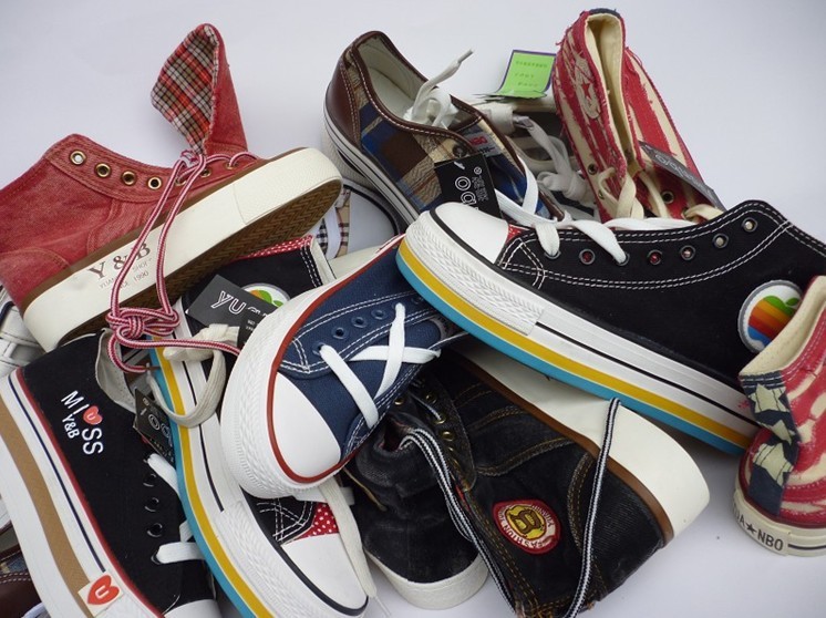 温州库存鞋最具性价比超低价远波系列杂款帆布