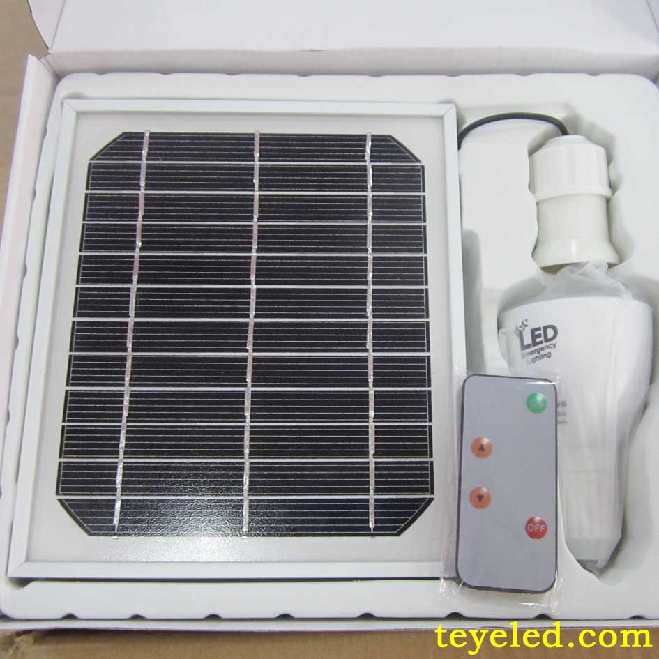 【LED太阳能发电灯(内置锂电,白天充电晚上照