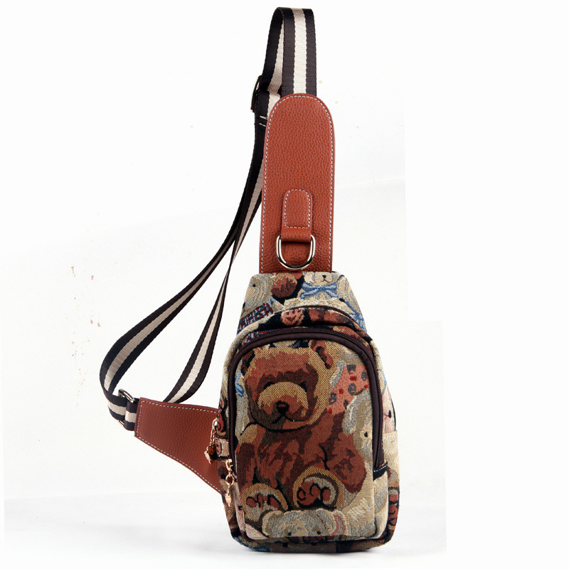 尼路斯2013新款女士胸包户外欧美时尚胸包帆