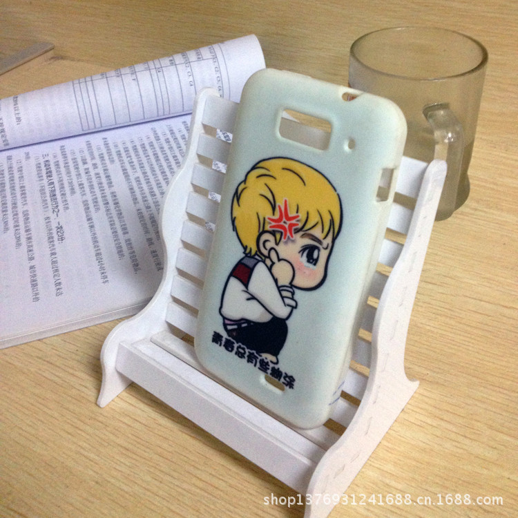 【厂家直销小米1最新 彩印糊涂小孩手机壳 青