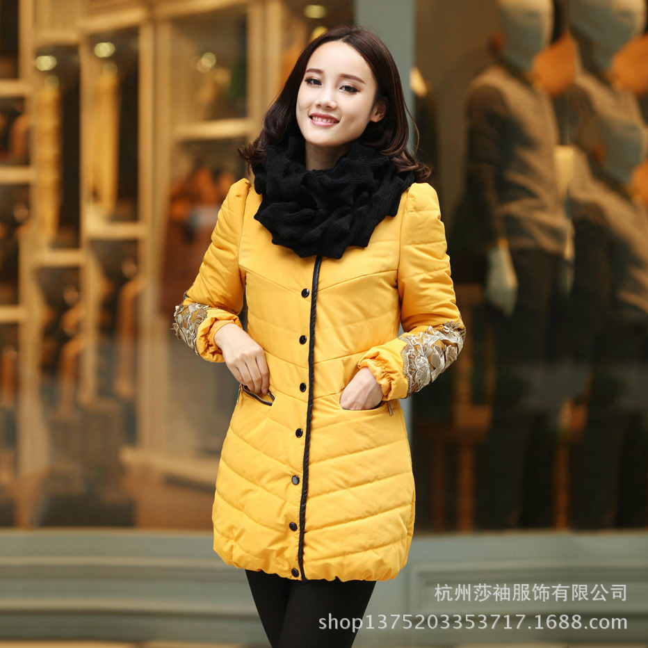 *2013冬装新款女装韩版修身短款棉衣外套女加