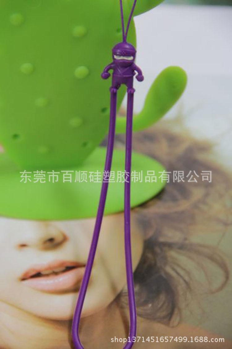 卡通矽膠手機繩 (12)