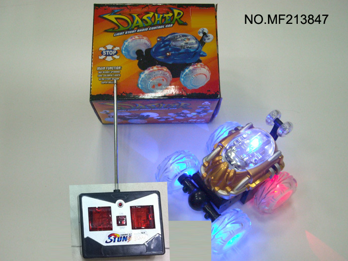 四通遥控音乐翻斗车2款混装白轮 彩盒(英文包