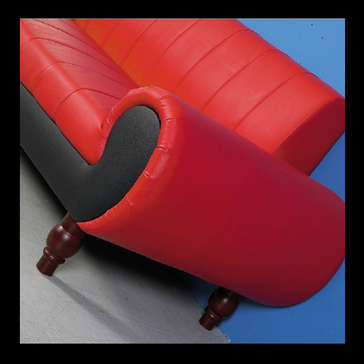 红色皮艺沙发 简易沙发 简约现代沙发 小户型沙