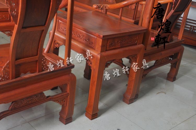 缅甸花梨木皇宫沙发十件套 (24)