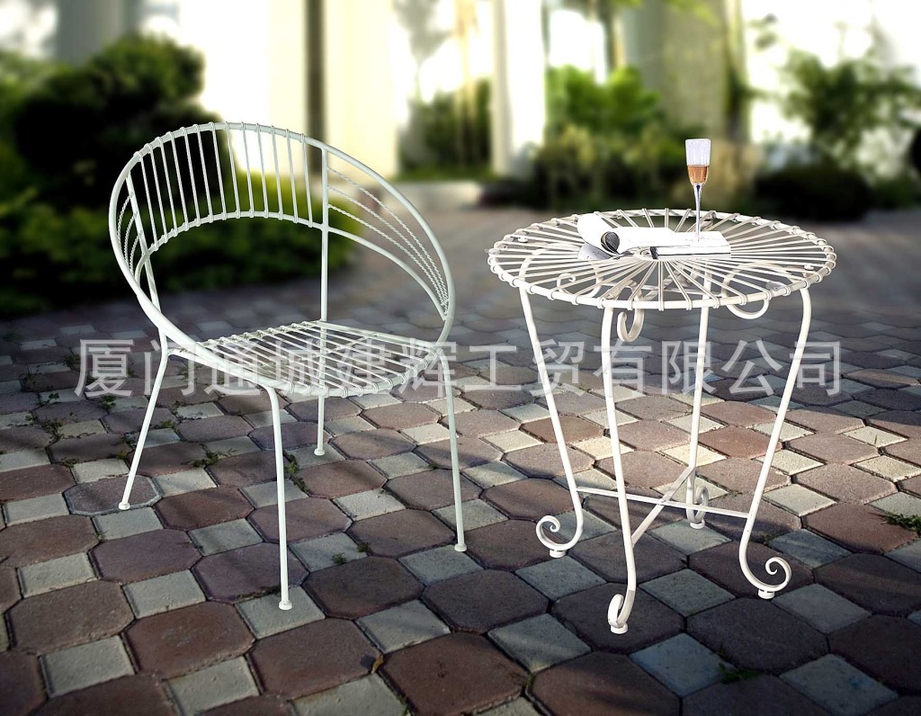 现代风格 阳台椅子铁件工艺