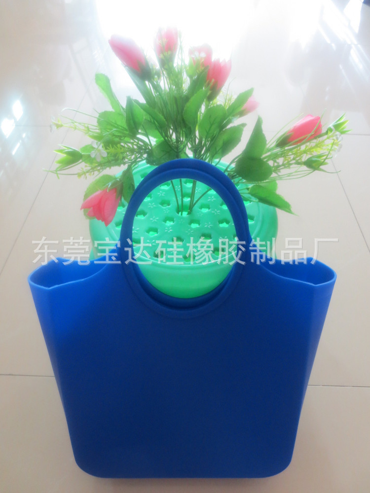 新款矽膠單肩女包 手提包