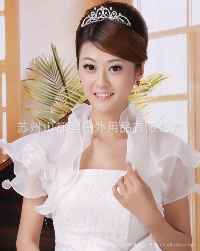 【婚纱礼服<em>旗袍</em>新娘小<em>外套</em>马甲<em>披肩</em> 婚纱礼服