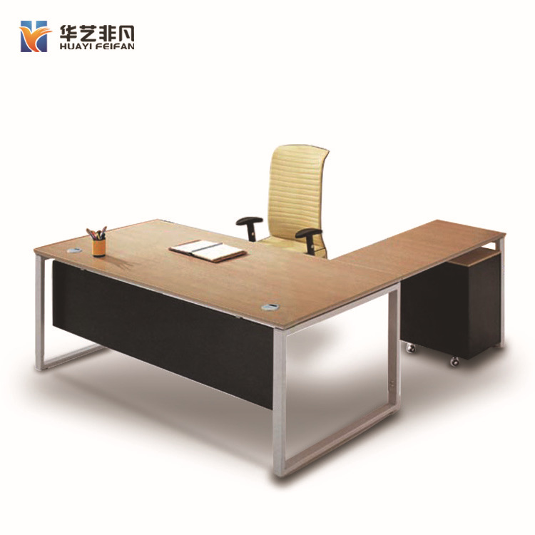 【现代简约办公桌华艺非凡家具厂简约办公长家具友图片