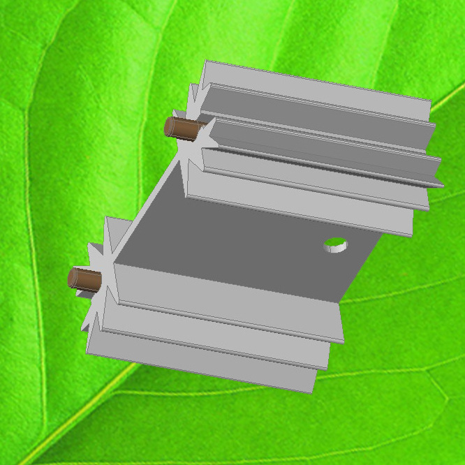 芯片铝散热片 MOS管散热片 电磁炉散热器 微波