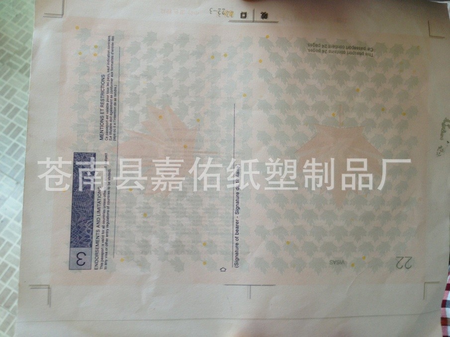 护照印刷4