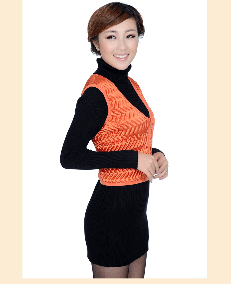 【秋冬季内胆 女 短款<em>保暖</em>修身<em>马甲背心</em> 女士贴