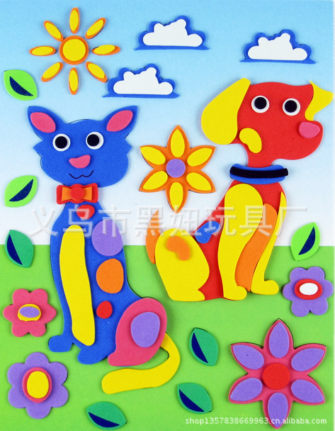 幼儿园开发智力贴画玩具 奖励 小奖品 环保