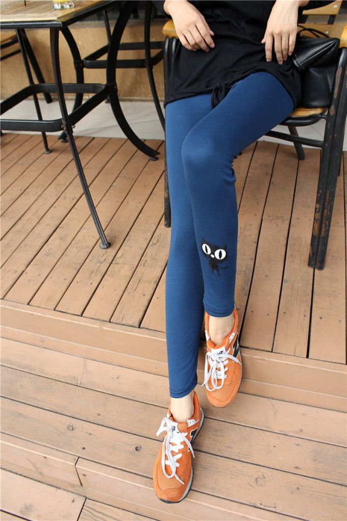 Q805 小猫卡通打底裤 (14)