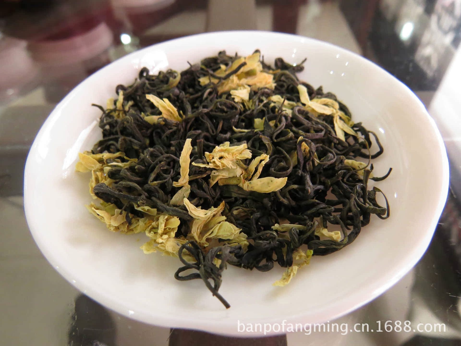 【散装苿莉花茶批发包邮 碧潭飘雪蒙顶山花毛