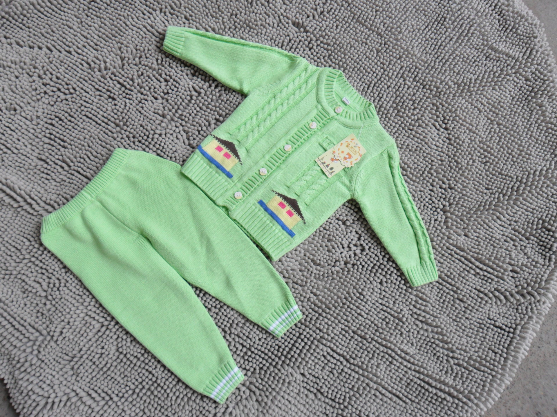 【2013新款式 春秋冬 婴幼儿<em>纱衣</em>套装 七针<em>开衫</em>