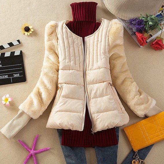 <em>冬装</em>新款外套棉衣女短款修身羽绒<em>棉服女韩版</em>时